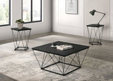 Whetstone 3 Pc. Table Set Model Fm42901Bk-3Pk-End Table By Furniture Of America